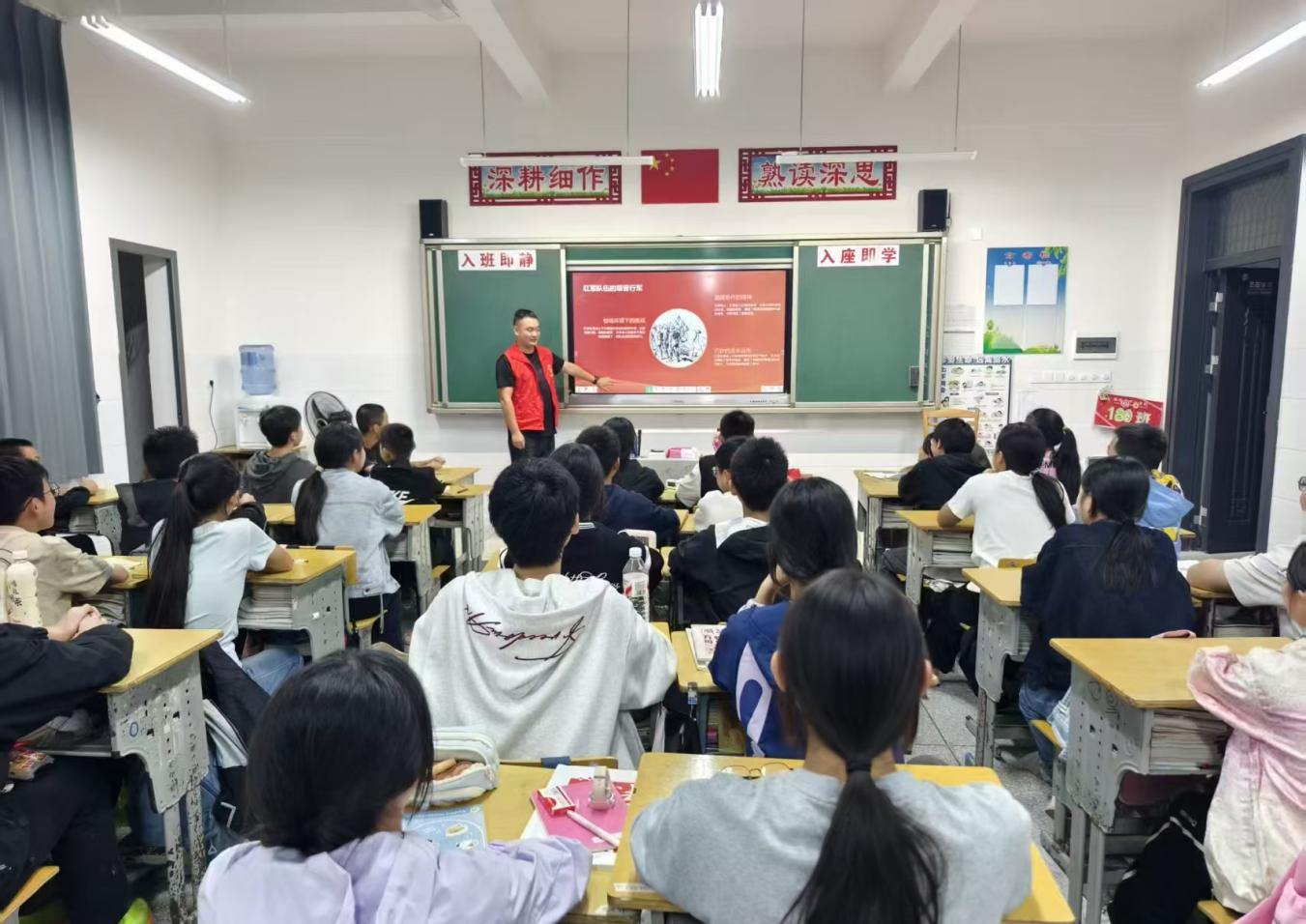 国防教育进校园。单位供图